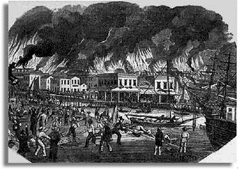 SAN FRANCISCO FIRE (Image from www.sfmuseum.org/hist1/fire.html)