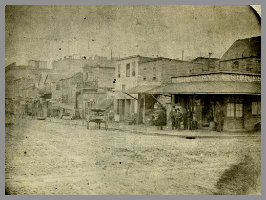gold rush 1849 pictures. 1849 Stockton Main St. image