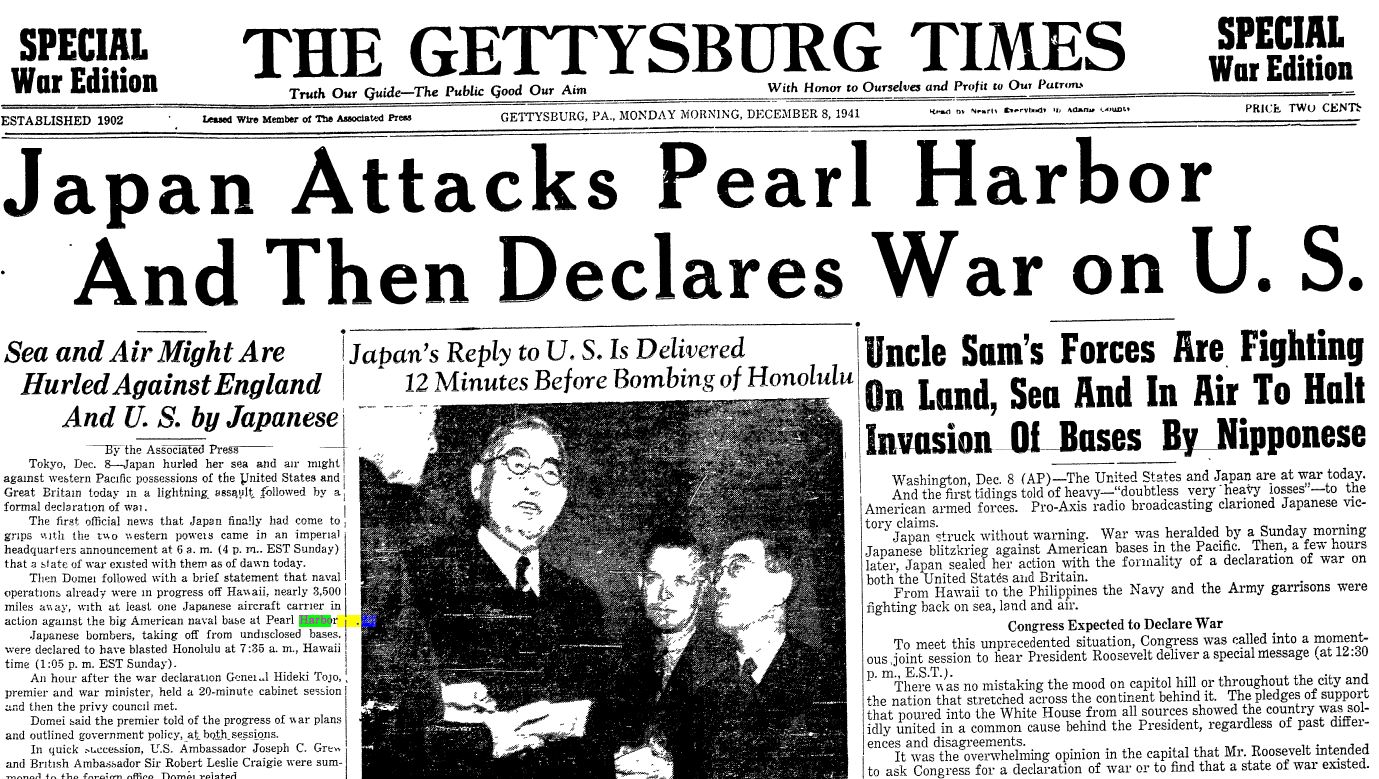 pearl-harbor-the-gettysburg-times-1941.j